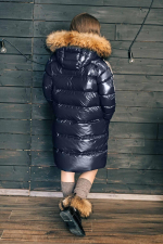 Пальто для девочки GnK З-840 превью фото